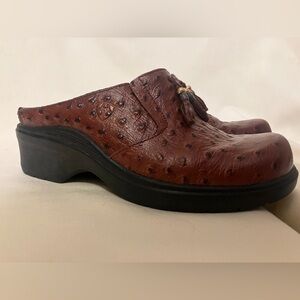 Ariat Brown Leather Clogs